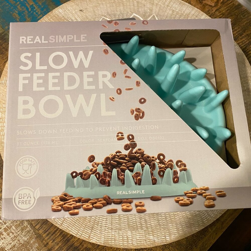 Real Simple Slow Feeder Bowl